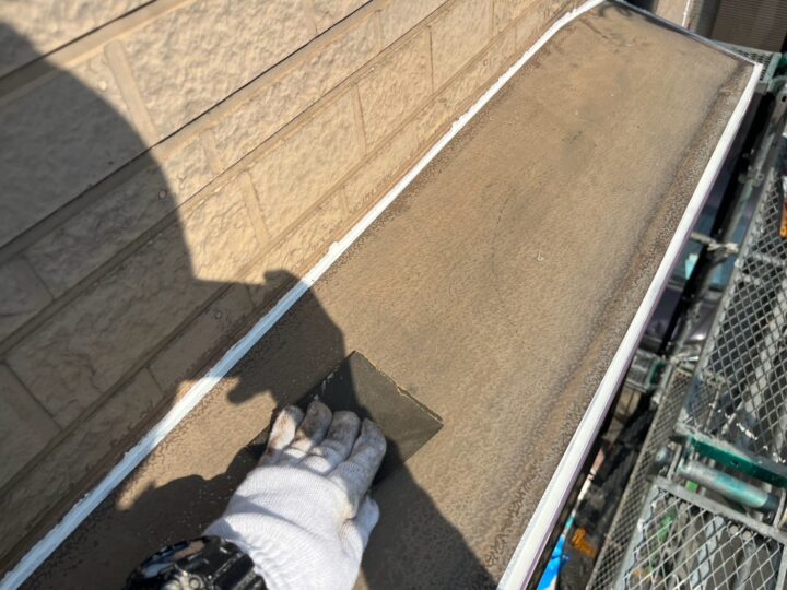 付帯部 庇 研磨