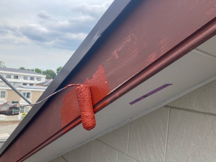 付帯部 破風 錆止め(サビカット)