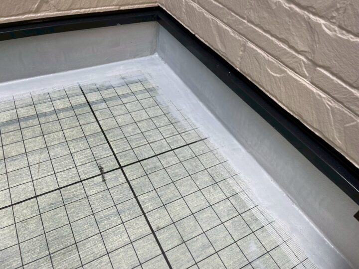 通気緩衝マット設置