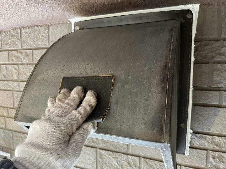 付帯部 換気フード 研磨