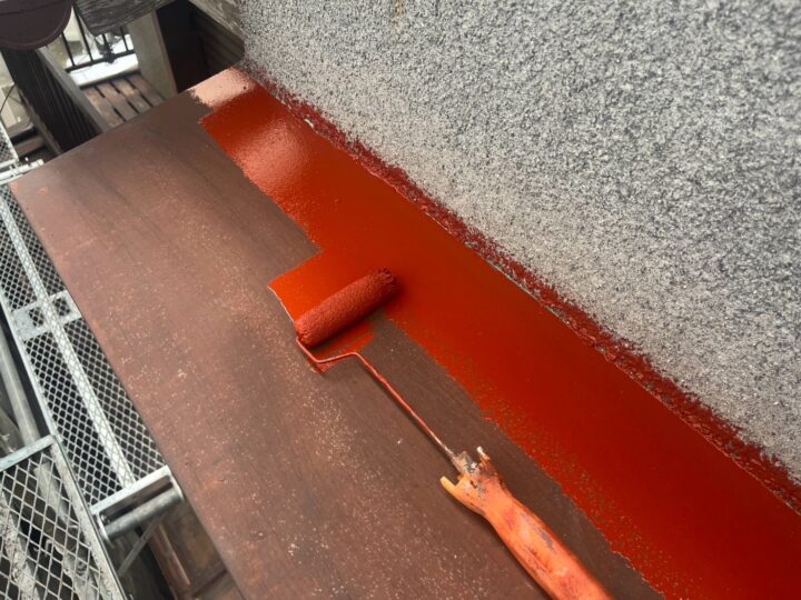 付帯部 庇 錆止め(サビカットⅡ)