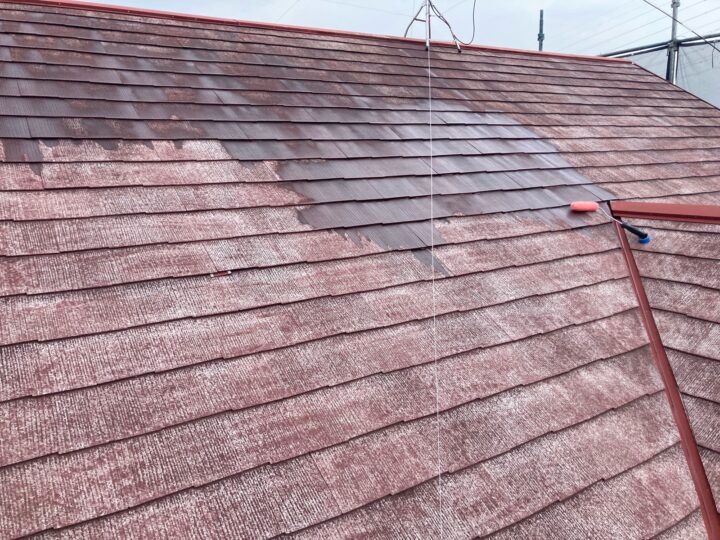 屋根 下塗り(エポパワーシーラーJY)