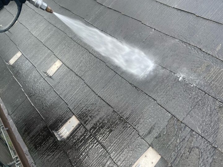 屋根 高圧洗浄