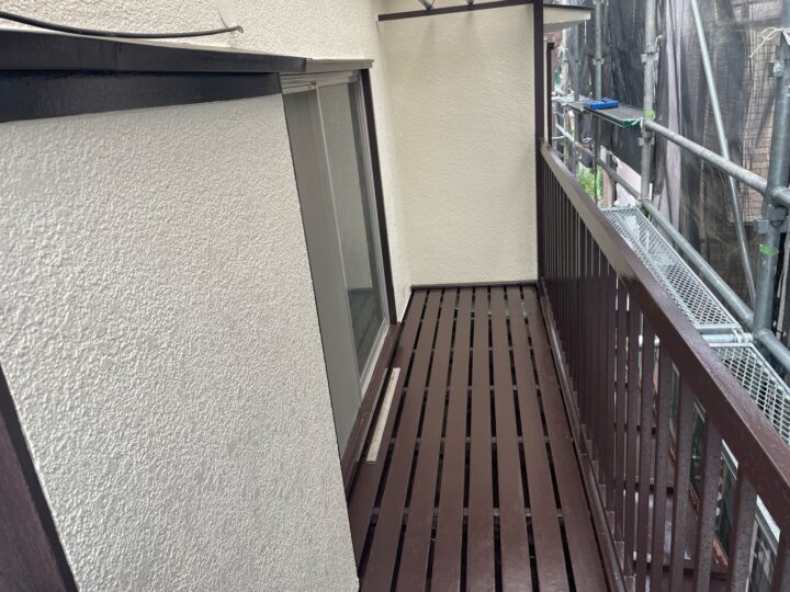 ベランダ 完工