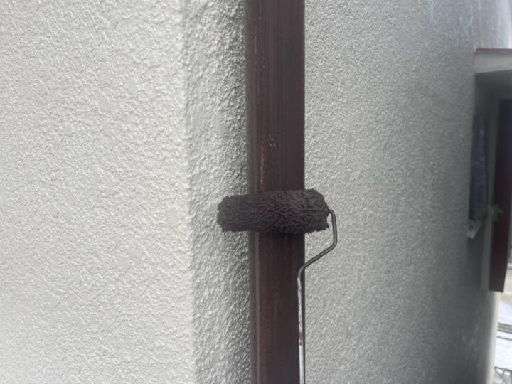 付帯部雨樋 上塗り(ユメロックDX)