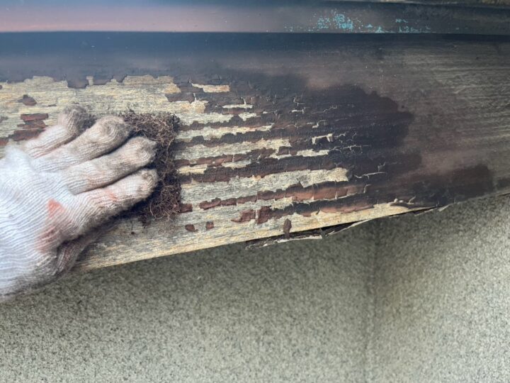 付帯部 破風 研磨