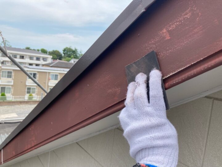 付帯部 破風 研磨