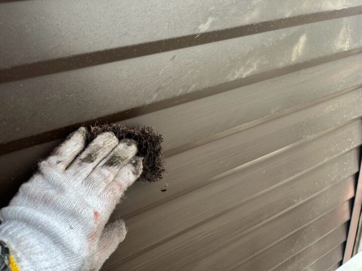 付帯部 シャッター 研磨