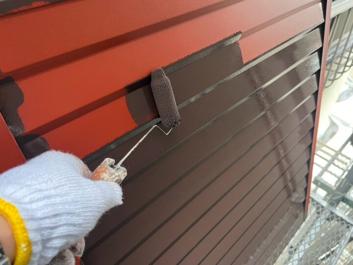 付帯部 シャッター 下塗り(ユメロックDX)