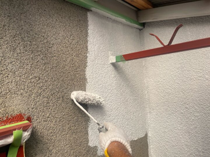 外壁 下塗り(ホワイトフィラーA)