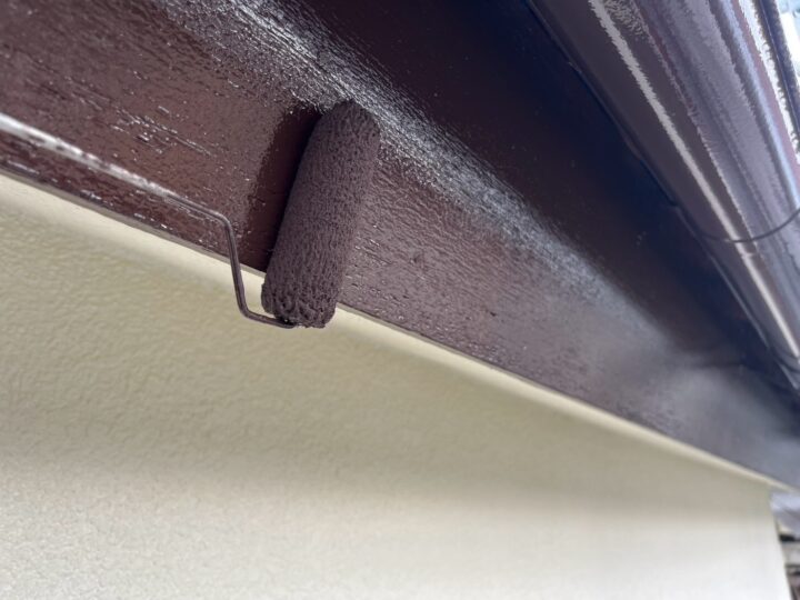 付帯部 破風 下塗り(ユメロックDX)