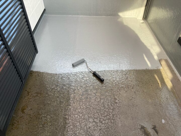 ベランダ床 中塗り(リガードトップ)