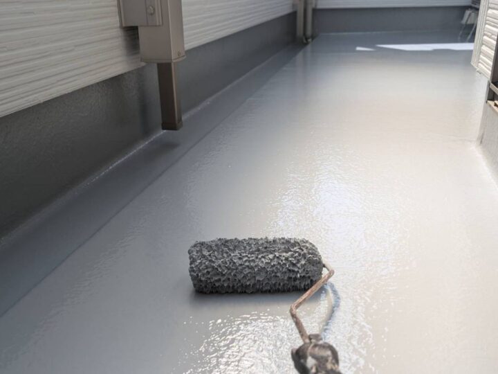 ベランダ床 中塗り(リガードベース)