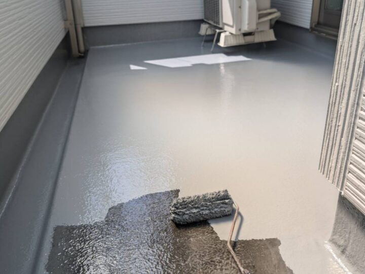 ベランダ床 上塗り(リガードベース)