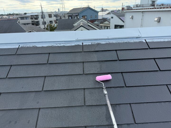 屋根 下塗り(エポパワーシーラーJY)