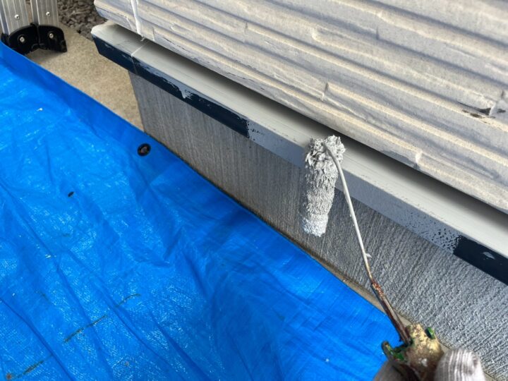 付帯部 水切り 下塗り