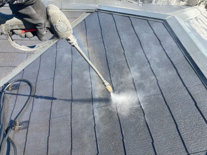 屋根 高圧洗浄