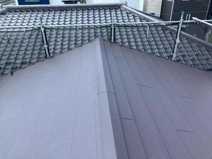 屋根カバー工法 完工