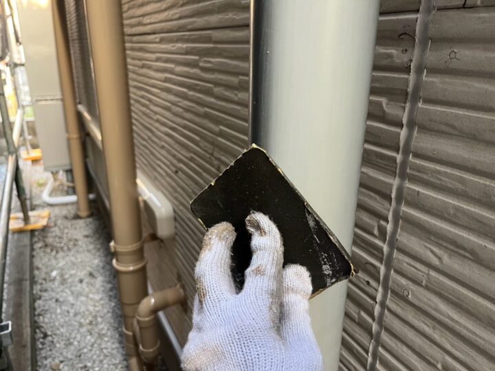 付帯部 雨樋 研磨