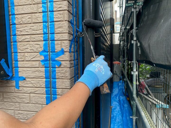 付帯部 雨樋 下塗り(ユメロックDX)