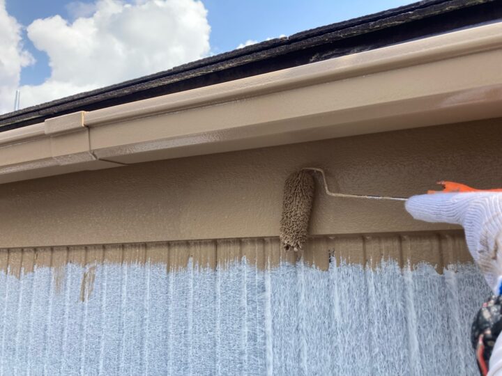 付帯部 横樋 上塗り(ユメロックDX)