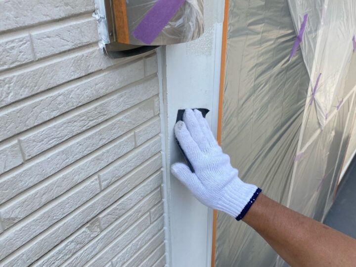 付帯部 幕板 研磨