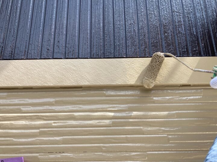 付帯部 幕板 上塗り(ユメロックDX)