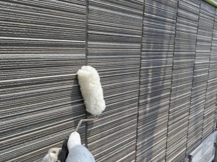 外壁 クリアー塗装