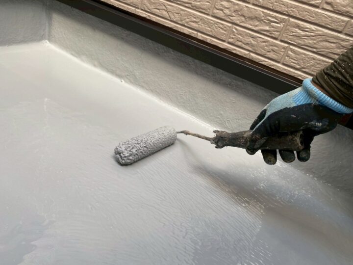 ベランダ床 上塗り(リガードベース)