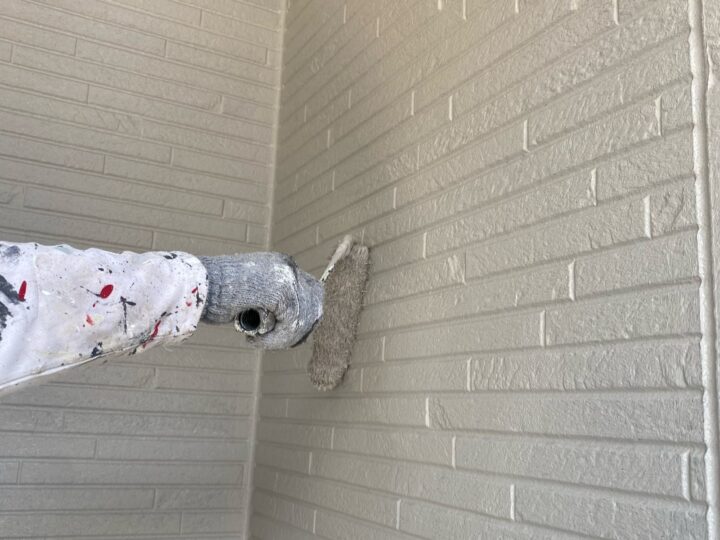 外壁塗装 上塗り