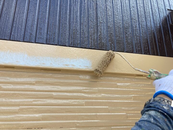 付帯部 幕板 中塗り(ユメロックDX)