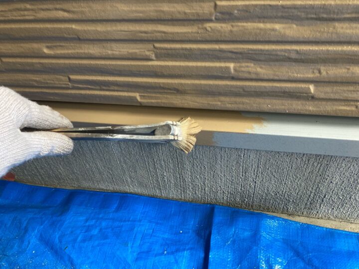 付帯部 水切り 下塗り(ユメロックDX)