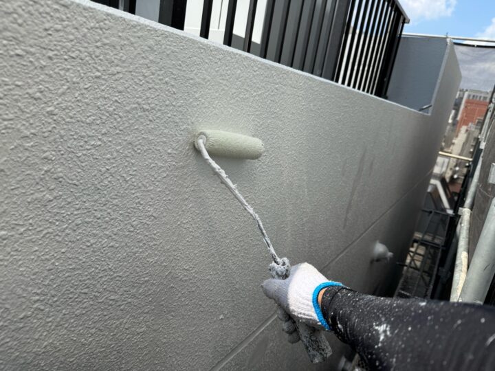外壁 上塗り