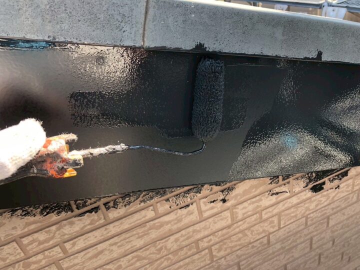 付帯部 破風 下塗り(ユメロックDX)