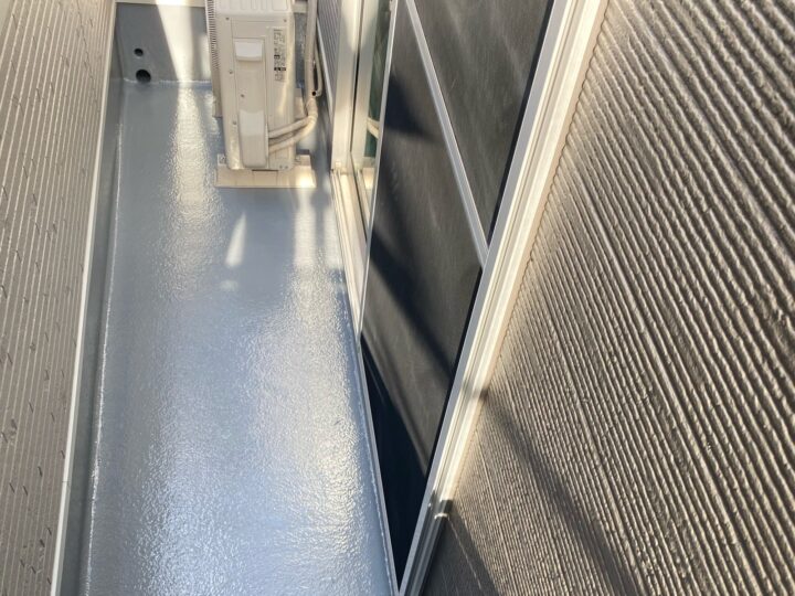 ベランダ床 完工