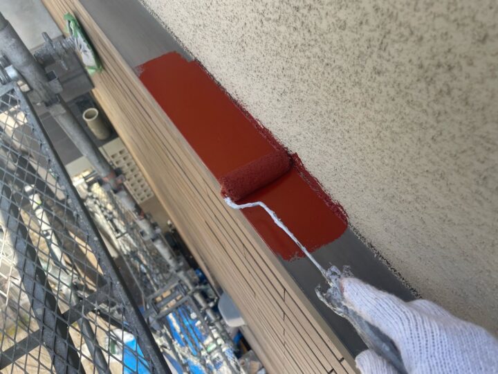付帯部 庇 錆止め