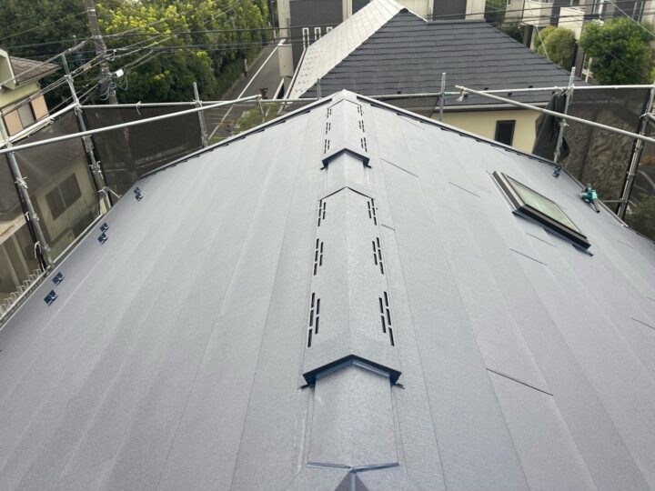 屋根カバー工法 完工