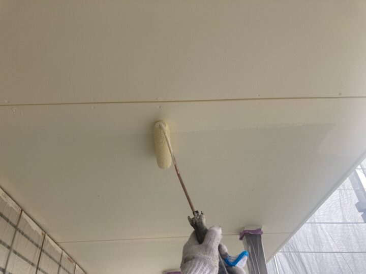 軒天 上塗り(マルチエースⅡ)