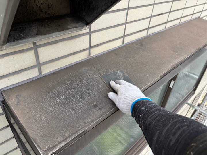 付帯部 庇 研磨