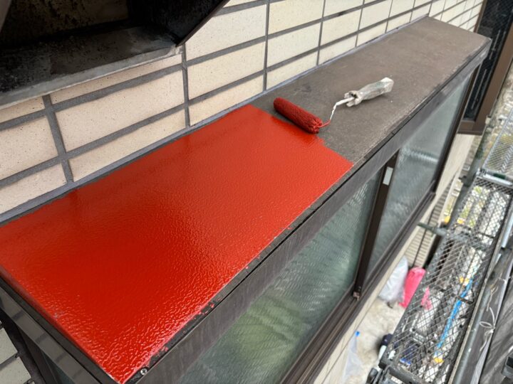 付帯部 庇 錆止め(サビカット)