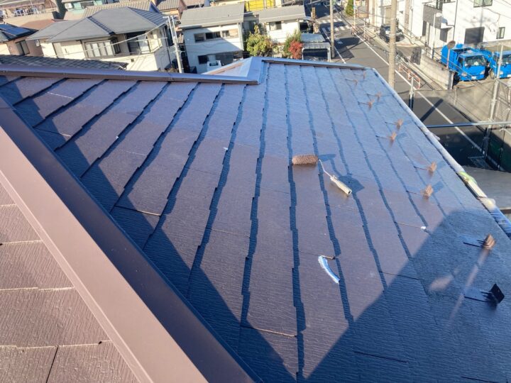 屋根 上塗り