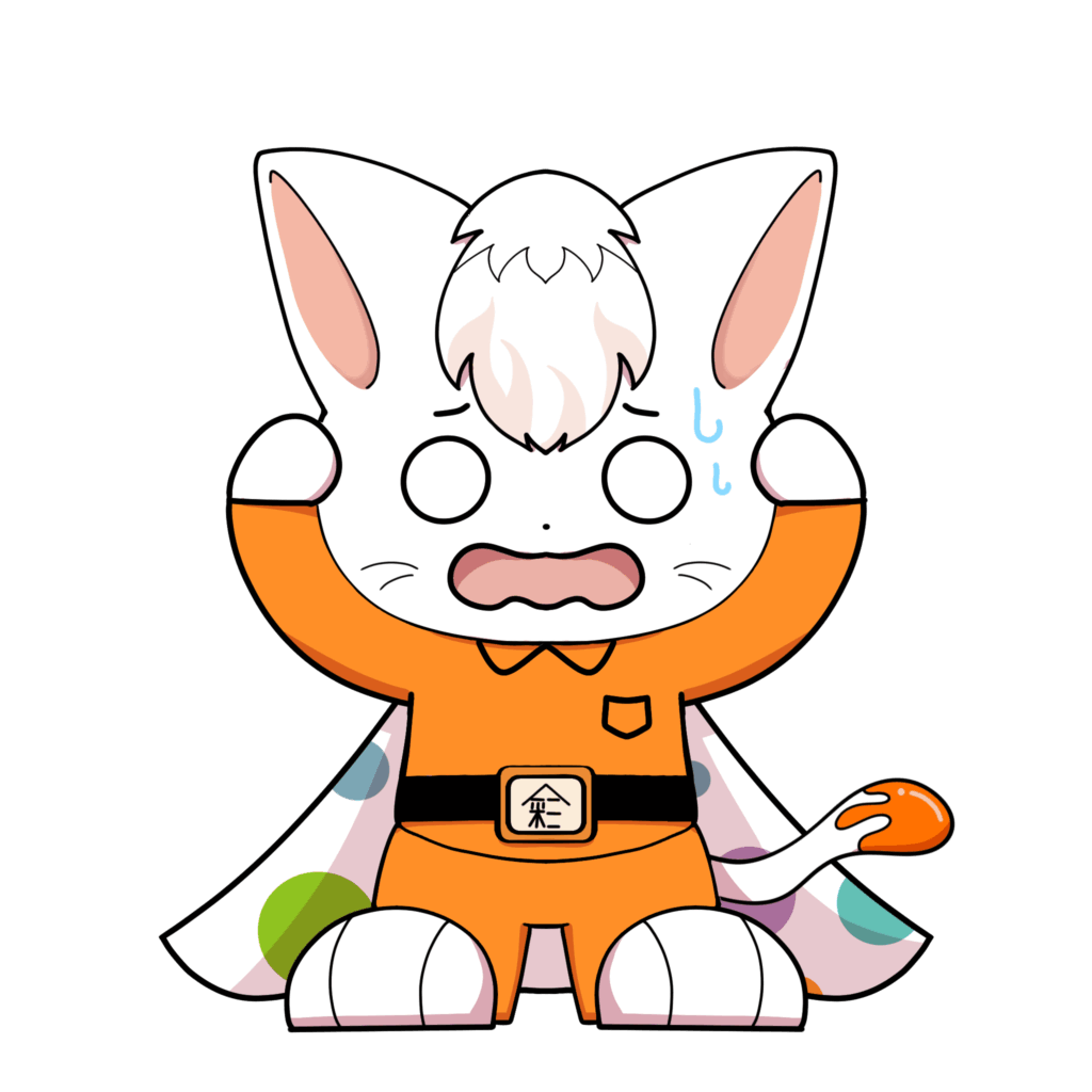 深井塗装オリジナルキャラクター猫のみーちゃん
