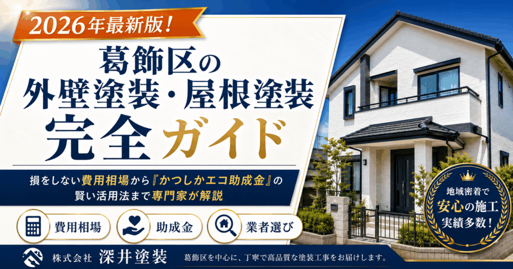 葛飾区の外壁塗装屋根塗装完全ガイド