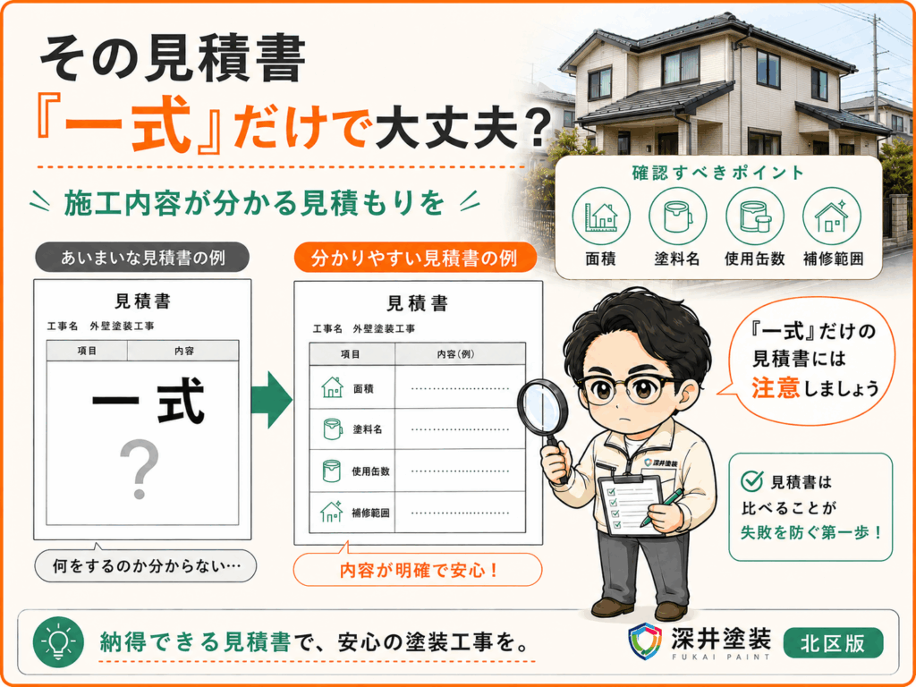 その見積り書一式だけで大丈夫?