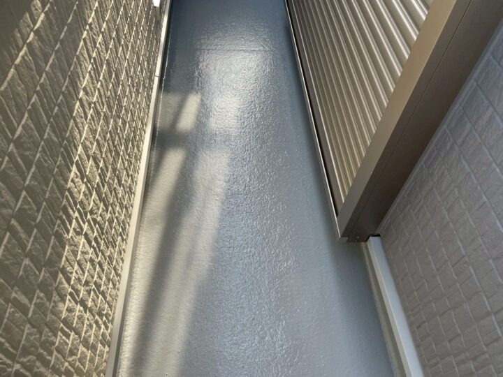 ベランダ床 完工