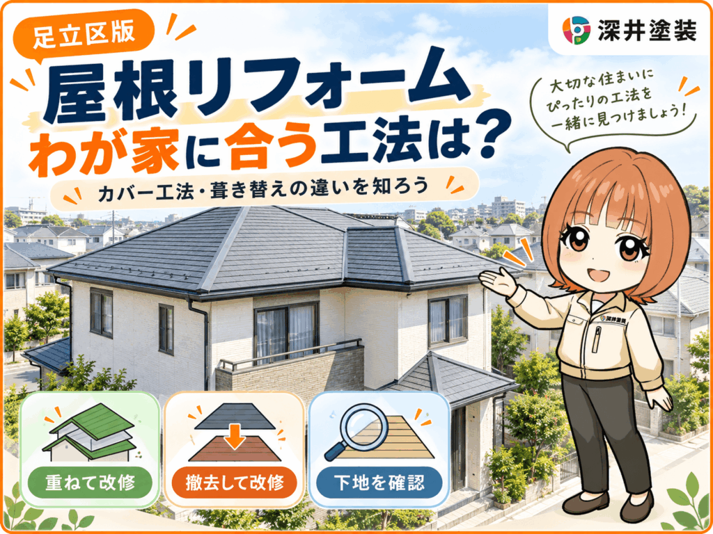 我が家に合う屋根リフォームは?